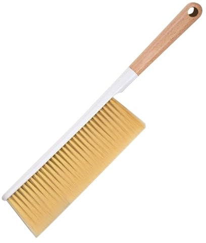 Spazzola for fessure, Spazzola for strofinare, Scopa piccola, Scopa portatile | Pennello | Spazzola da banco con setole morbide for mobili, letti, caminetti, lavorazione del legno