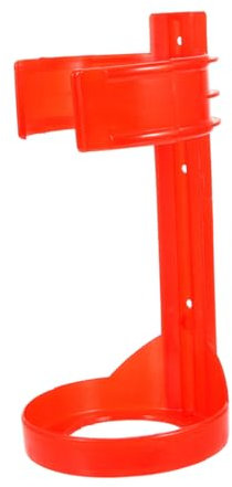 Veemoon Gancio Per Estintore Supporto Per Estintore Primo Staffa Di Fissaggio Parete Montare Titolare Estintore Sospeso Montato Stand Per Estintore Staffa Per Estintore Rosso Plastica