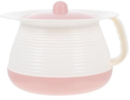 Luobannm Pot de Chambre Émaillé avec Poignée, Toilette Portable pour, L'Hôpital, la Voiture et les Voyages