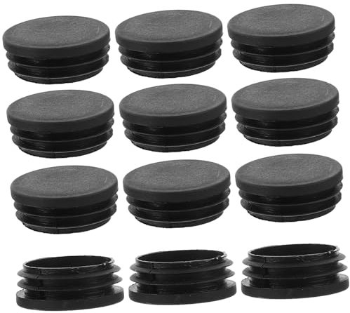 Alipis 50pcs Furniture Leg Insert Plugs Tube Protector Caps for Chair Table and Outdoor Projects Easy to Install Safe for Home and Office Use