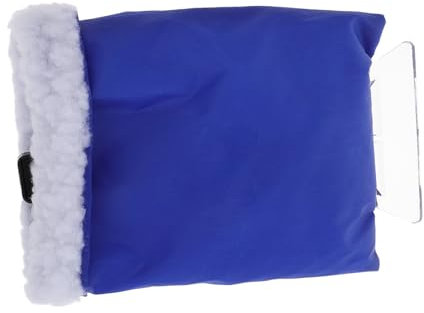 HORIALENCE Raschietto per Ghiaccio e Spazzola Neve con Guanto Strumento Rimozione Neve per Auto Raschiaghiaccio e Resistente per Parabrezza e Finestre Design e Portatile