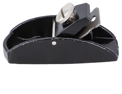 Zilimontt Professional Small Hand Planer Adjustable Woodworking Tool for Trimming Soft Woods Like Pine, Beech and Basswood with Carbon Steel Handle and 65# Manganese