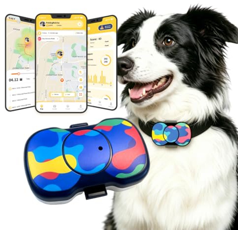 4G GPS Dog Tracker, No Monthly Fee, Virtual Fence, Waterproof, 21D Battery