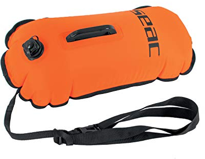 SEAC, Hydra Aufblasbare Schwimmboa, 30 x 56 cm, 20 l, Unisex, Erwachsene, Orange, Einheitsgröße