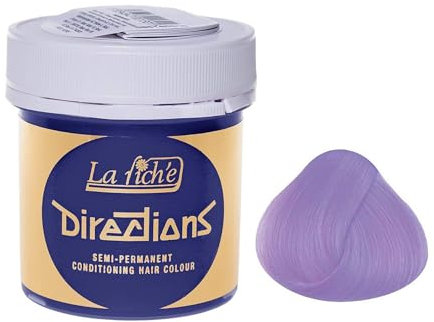 6 x La Riche Directions Semi-Permanent Hair Color 100ml Tubs - Lilac