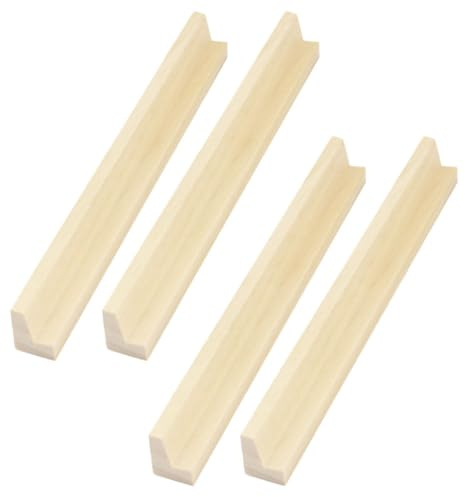 Yardwe 4 Pezzi Base Minotauro Porta Domino in Legno Supporto Domino Treno Messicano Titolare Di Carte Supporto Rami Vassoio Accessori Ufficio Piattaforma
