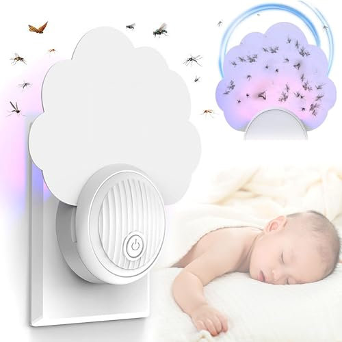 XUBX Versión Actualizada Ahuyentador Ultrasónico de Plagas, Control Electrónico Ahuyentador de Plagas Enchufable para Insectos, Mosquitos, Ratones, Hormigas, Seguro para Mascotas y Humanos