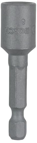 Bosch Professional Pro Steckschlüssel für Sechskantschrauben (Schlüsselweite: 8 mm, Länge: 50 mm), 2608550080, Blau