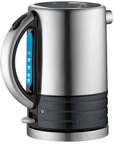 Dualit Architect Brushed Stainless Steel and Metallic Charcoal Kettle