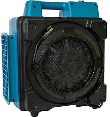 XPOWER X-2580 1/3HP 550 CFM Air Scrubber - Professional 4-Stage HEPA Mini Air Scrubber