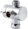 Umsteller Wasserhahn, Duschkopf, multifunktional, 3-Wege-Adapter, Duschkopf für montierte Duscharme, G1/2 Zoll, T-Stück für Küchenspüle