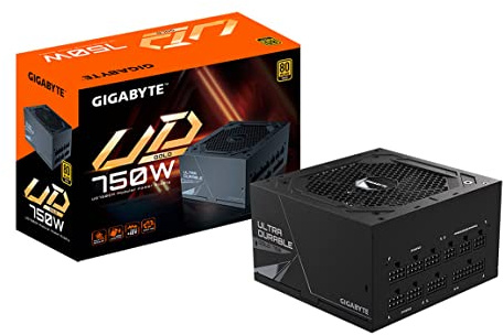 GIGABYTE GP-UD750GM 750W 80 Plus Gold Certified Fully Modular Power Supply