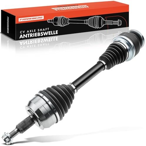 Frankberg Antriebswelle Achswelle ohne ABS Ring Vorderachse Links Kompatibel mit M.u.l.t.i.v.a.n V 7E 7H 2003-2015 Transporter V Bus 7E 7H 2003-2015 Replace# 7H0407271AS