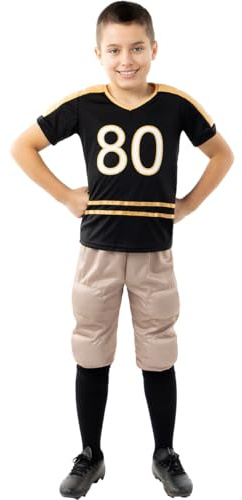Funidelia | Déguisement football américain musclé pour garçon Rugby & Quarterback - Déguisement pour enfant et accessoires pour Halloween, carnaval et fêtes. - Taille 10-12 ans