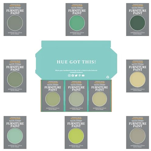 Rust-Oleum Furniture Paint in Satin Finish – Rich Greens Tester Box