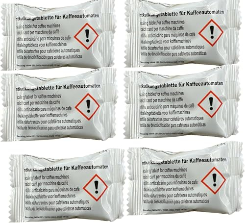 Quailitas Descaling Tablets, Pack of 6 For Tassimo,Nespresso