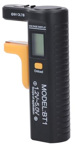 Testeur de Batterie, Vérificateur de Batterie Universel, Petits Testeurs de Batterie, Détecteur de Tension pour Piles Bouton AAA AA 9 V 1,5 V, Modèle de Piles Domestiques,