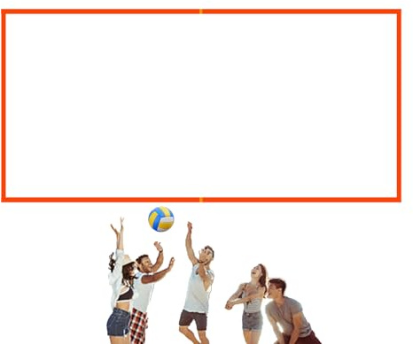 laxreheye Lignes Pour Beach Volley - Lignes Délimitantes Terrain Plage Volley Extérieur | Set Corde Marque Terrain De Sport Pour Pique-Nique Jardin Camping Plage