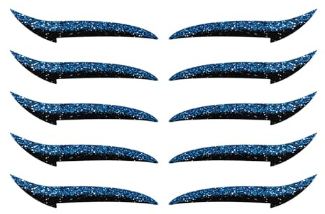 Adesivi Eyeliner | Patch adesive per ombretto, 10 pezzi adesivi per trucco occhi impermeabili, strisce di ombretto per donne e giovani