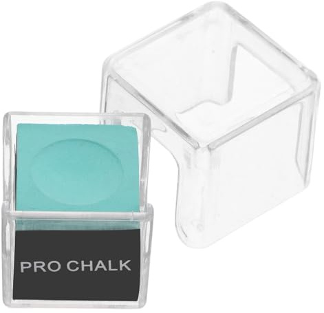 Ciieeo Gesso Verde per Stecca da Biliardo Supporto Acrilico Cubi di Gesso per Snooker Accessori per Tavoli da Biliardo Miglioramento Precisione Gioco per Club e Allenamento