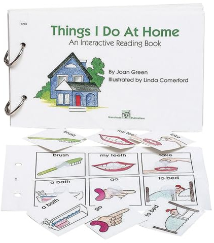 School Specialty Things I do At Home Interactive Reading Book