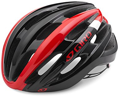 Giro Unisex Adult Foray MIPS Road Helmet - Bright Red/White/Black, Small/51-55 cm