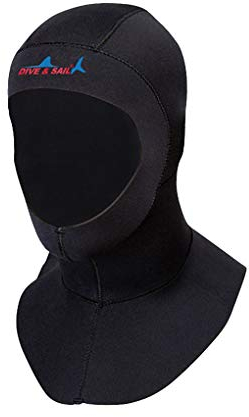 3mm Neoprenhaube Tauchhaub Kopfhaube Schnorcheln für Damen und Herren (XL)