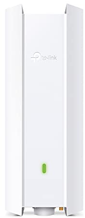TP-Link EAP610-Outdoor AX1800 Gigabit Dualband WiFi 6 WLAN Access point (Dualband 1775Mbit/s, Omada SDN, zentrales Management, 1 Gigabit Port, IP67, nahtloses WLAN-Roaming, PoE angetriebene) weiß