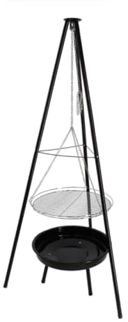 Esschert Design Parrilla con brasero y tres patas