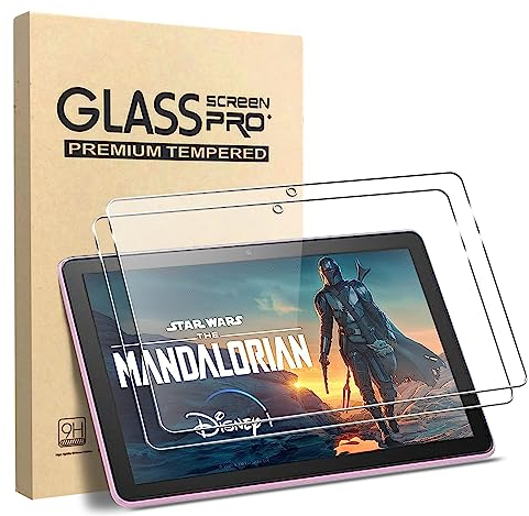 KLWAINM [2 Stück] 10 Tablet 2021 (Nicht geeignet 2023 Modell) Schutzfolie Displayschutz 2.5D Ultra-HD 9H Härte Anti-Kratzen Bläschenfrei Panzerfolie Hartglas Schutzglas Glas Folie