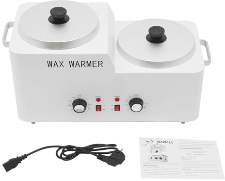Lilyeriy Waxmelter, Depilatorio de cera de doble pared con función de calefacción, 600 W, calentador de cera grande (9 litros), regula la temperatura (50-120 °C), ideal para depilación, estudios de