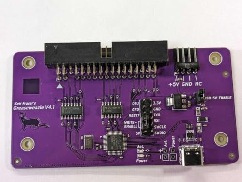 Sintech Greaseweazle V4.1 - Adaptador USB para disqueteras Vintage y emuladores
