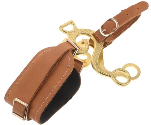 TOGEVAL Brida Ajustable sin Bocado Acolchada para Montar a Caballo Cabezada Suave sin Mordedura Control Cómodo para Entrenamiento y Salto Equipo Ecuestre para Jinetes Principiantes