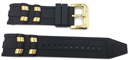 Genuine Invicta Pro Diver 26mm Black Watch Strap for Model 6981, 6983, 6985, 6995