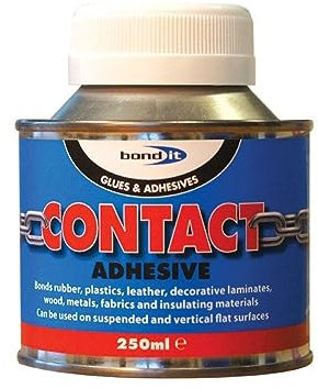 Bond it 250ml Contact Adhesive Premium Solvent Based Neoprene Glue Bond Sticks