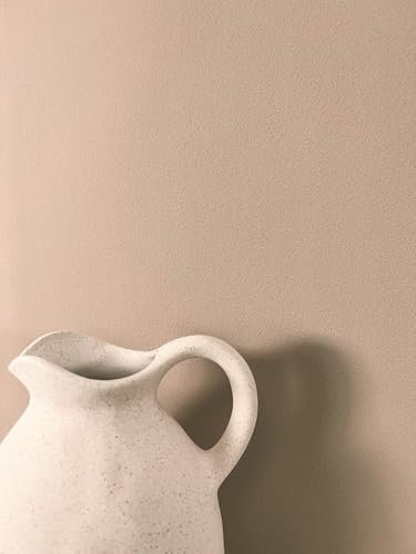 NEWROOM Papier peint Marron Couleur Unie Intissé - Couleurs Unies Taupe Aspect Tissu Textile Moderne