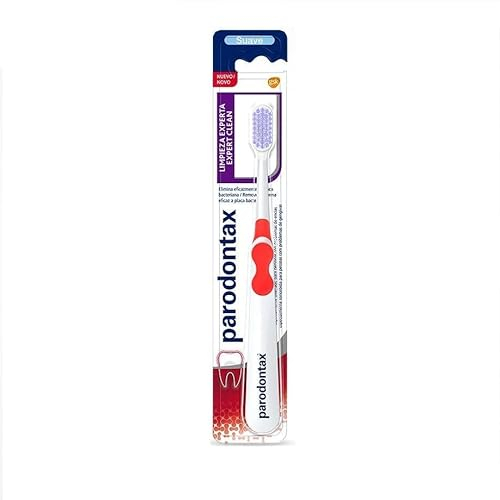 Parodontax Expert Clean, Cepillo de dientes Limpieza Experta y Suave, Ayuda a Detener y Prevenir el Sangrado de Encías, Pack de 4, Blanco