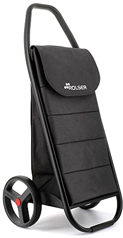 Carro Rolser COM Tweed Polar Black Tube 2 Ruedas Grandes - Negro