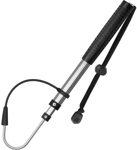 SAN LIKE Gaff da Pesca Retrattile in Lega di Alluminio, Pesca Gaff Gancio per Pesca Telescopica, Pinza da Pesca, Gancio Affilato, Attrezzatura da Pesca Hook Tackle con Impugnatura Morbida