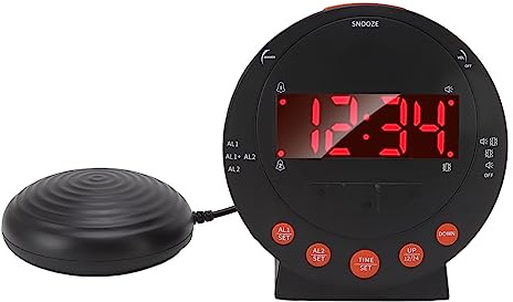110 Decibel Super Shaker Orologio Sveglia a Vibrazione Sveglia a Vibrazione Digitale Sveglia a Vibrazione Sveglia a Vibrazione Digitale Sveglia a Vibrazione Per Studenti Anziani
