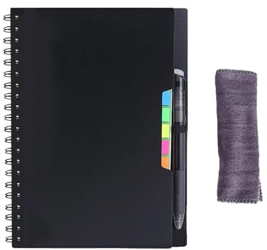 Löschbares Notizbuch mit Stift, wiederverwendbares intelligentes Notizbuch,Umweltfreundliches, digital vernetztes Notebook | Intelligenter, wiederverwendbarer Planer und Notizblock, wasserfestes, lösc