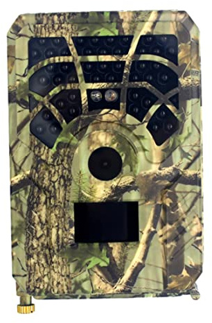 Jorzer Telecamera per la fauna selvatica per esterni per esterni HD Waterproof Camera Scouting Game Mini CamuFlage HD MOTO DI VISUALIZZA LCD INFROPRITUA