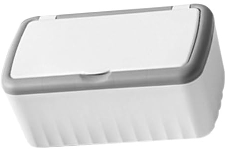 Healifty Large Capacity Wet Tissue Dispenser with Lid Stylish Plastic Tissue Storage Box for Wipes Bathroom Wipes and Desktop Organizer Versatile Tissue Box Cover for Home