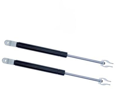 SQOFJGIGN Ammortizzatore 2 pz Barre duomi universali 300-600mm Asta Cerniera Molla Gas 300N Forza Sollevamento Supporto per Auto Roulotte Porte Barca Bus(450mm)