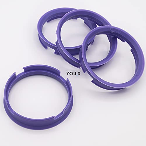 4 x ZENTRIERRINGE DISTANZRING für ALUFELGEN Z13D 72,6-66,1 mm Brock, Keskin, Tuning, Motec, Oxigin, RC, Tomason, Wheelworld, Advanti