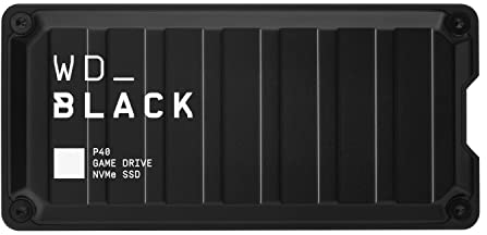 WD_BLACK P40 Game Drive SSD 500 GB externe SSD (WD_BLACK Dashboard, 2.000 MB/s Lesen, 1.950 MB/s Schreiben, SuperSpeed USB 3.2 Gen2x2, 5 Jahre Garantie) Schwarz - auch kompatibel mit PC, Xbox und PS5