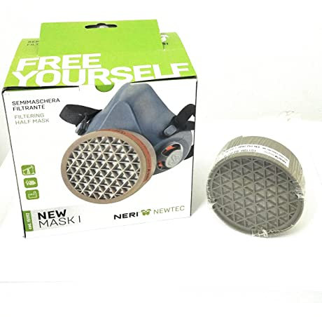 SEMIMASCHERA NEW MASK I CON FILTRO 93-P2R POLVERI PER NEWMASK I