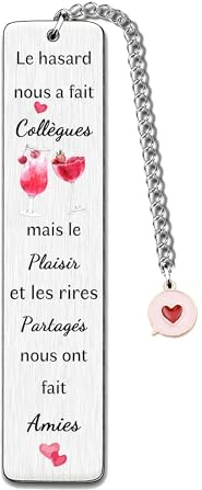 Marque-Page Meilleurs Amies Cadeaux Anniversaire Femmes Collègue Souvenir | Collègue Marque-Page Motivation Noël Cadeaux Personnalisés Inspirants Rappel Géniale Amies Amitié Toujours Spéciale
