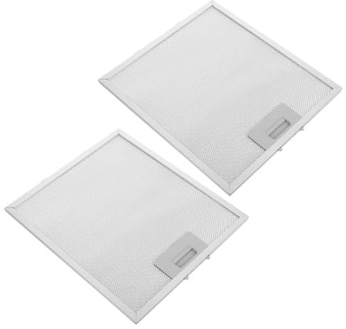 Uonlytech 2piezas Filtros De Campana Extractora De Cocina Filtro De Ventilación De Campana De Malla Metálica Para Extractora Para Varios Para El Aire Limpio El Hogar