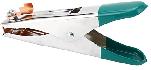 Pinza de tierra para soldadura outdoorm, clip de cobre en forma de A, resorte de soldadura electrochapado, agarre de tierra de 500 A